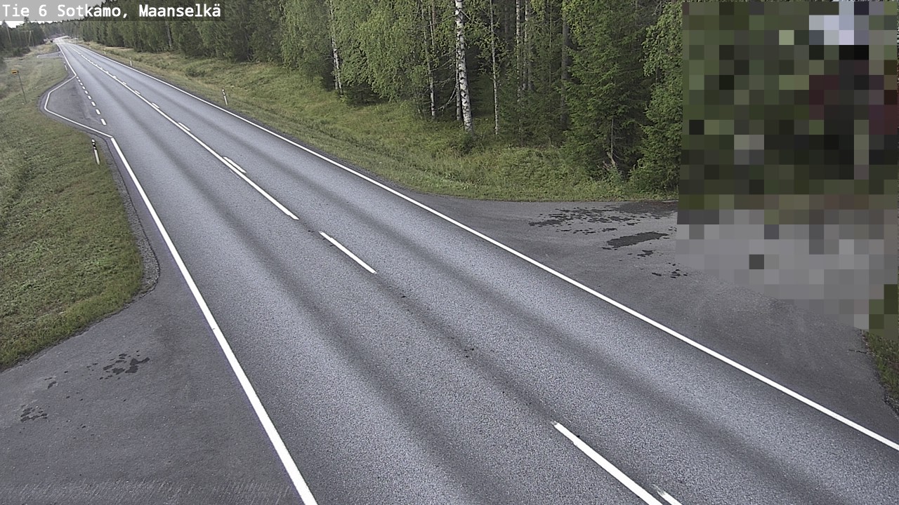 Kelikamerat Kuva Tie 6 Sotkamo, Maanselkä, Sotkamo, Kainuu