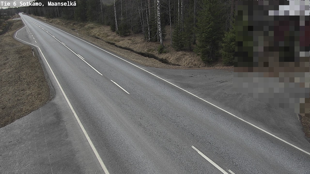 Kelikamerat Kuva Tie 6 Sotkamo, Maanselkä, Sotkamo, Kainuu