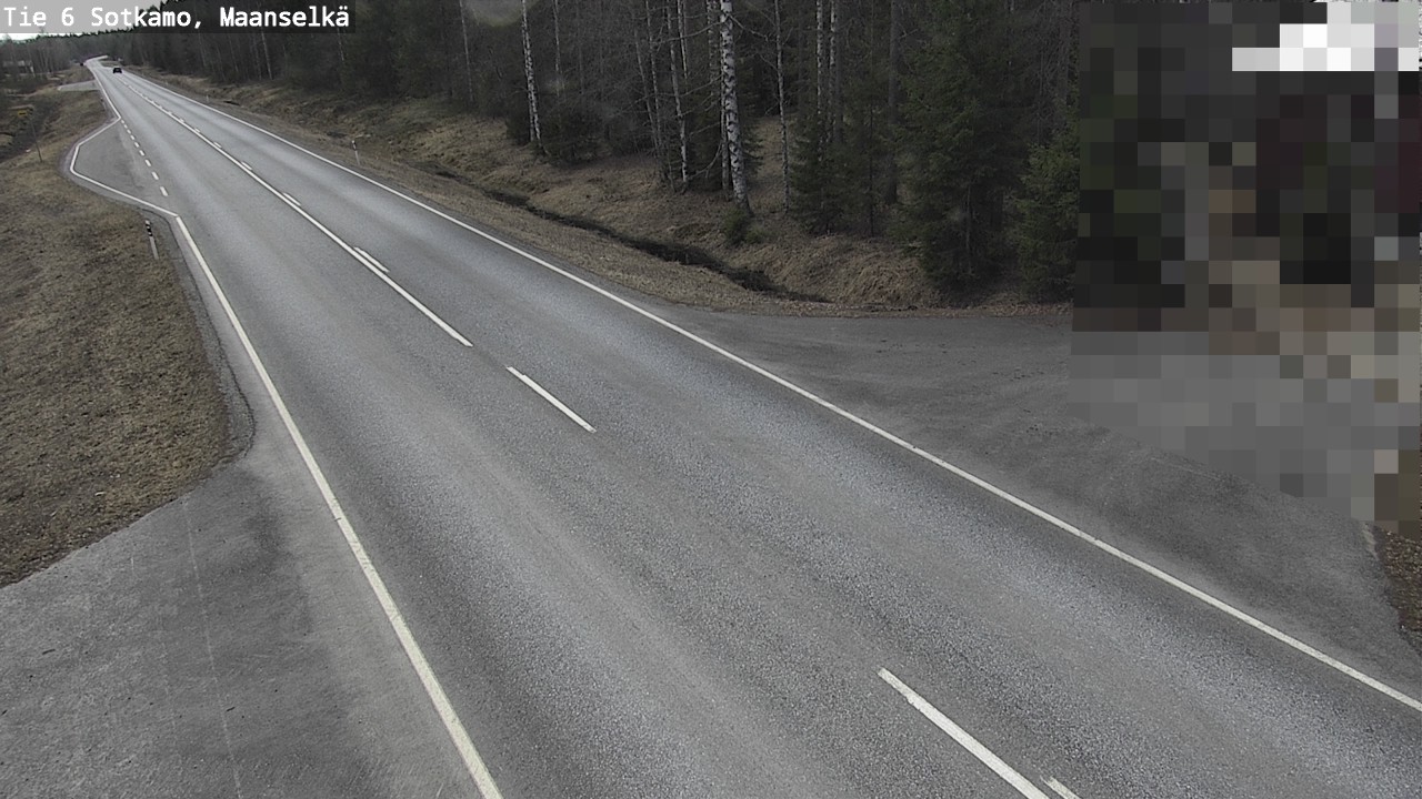 Weather Camera Image Road 6 Sotkamo, Maanselkä, Sotkamo, Kainuu