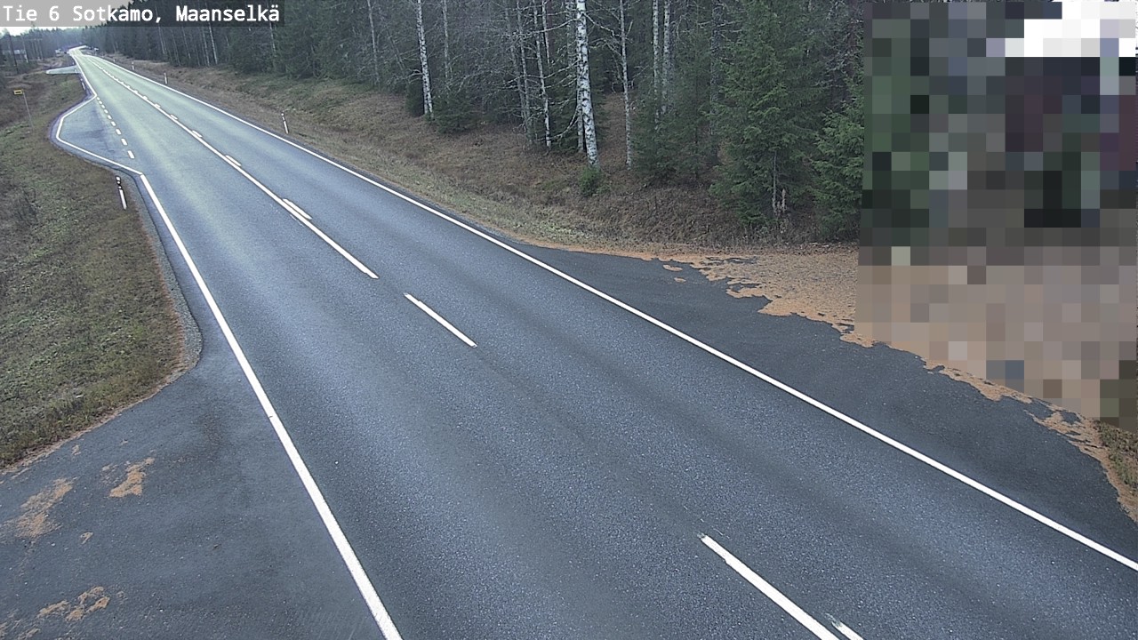 Kelikamerat Kuva Tie 6 Sotkamo, Maanselkä, Sotkamo, Kainuu