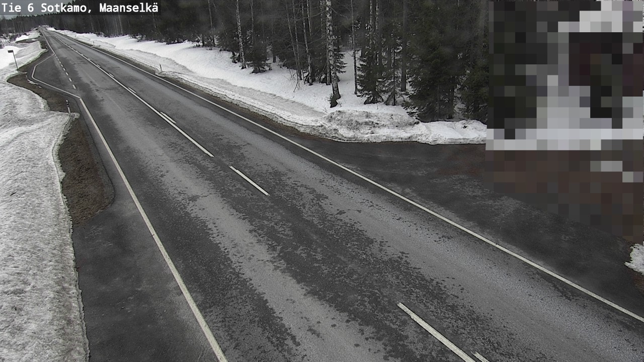 Weather Camera Image Road 6 Sotkamo, Maanselkä, Sotkamo, Kainuu