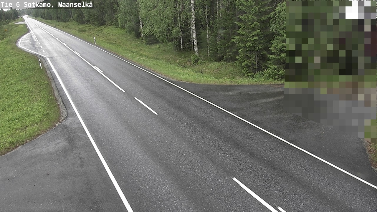Kelikamerat Kuva Tie 6 Sotkamo, Maanselkä, Sotkamo, Kainuu