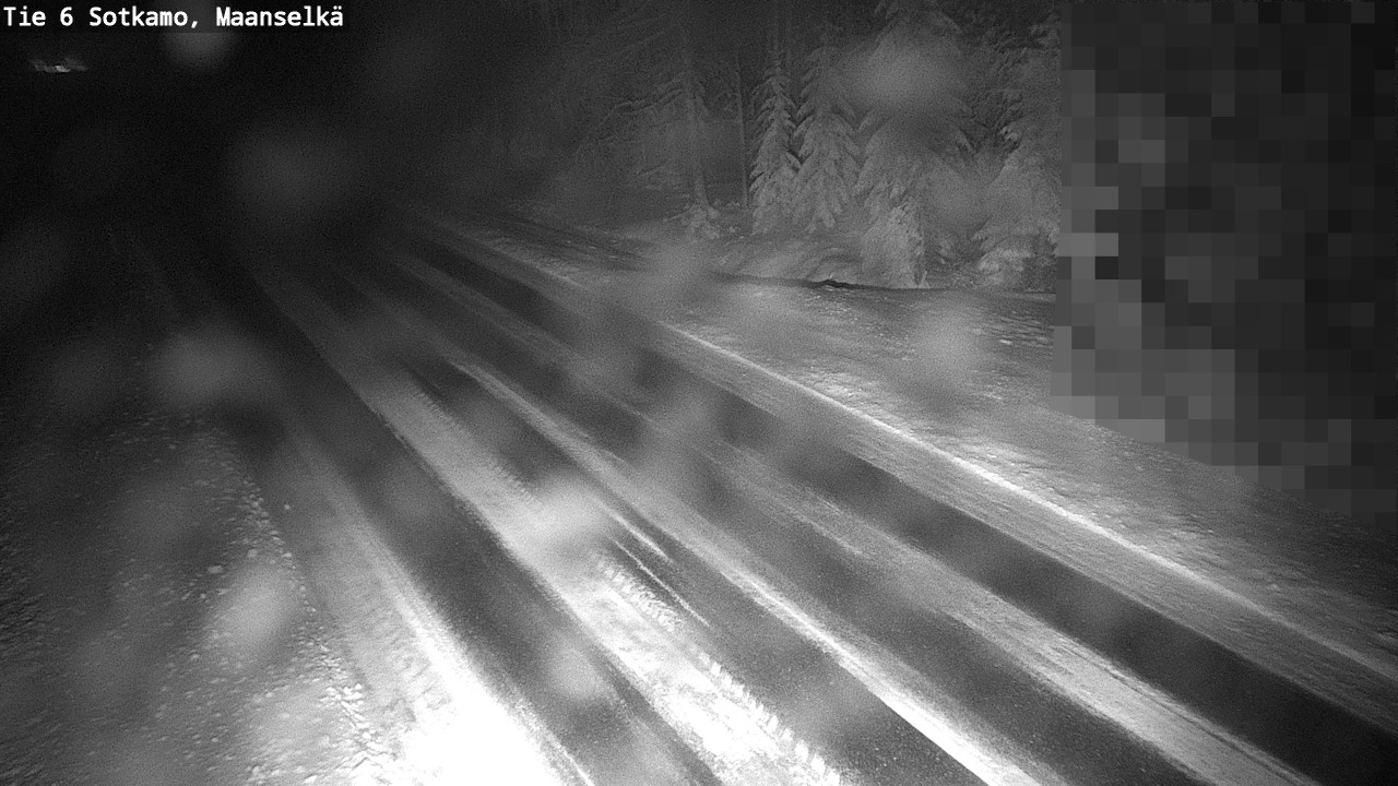 Weather Camera Image Väg 6 Sotkamo, Maanselkä, Sotkamo, Kainuu
