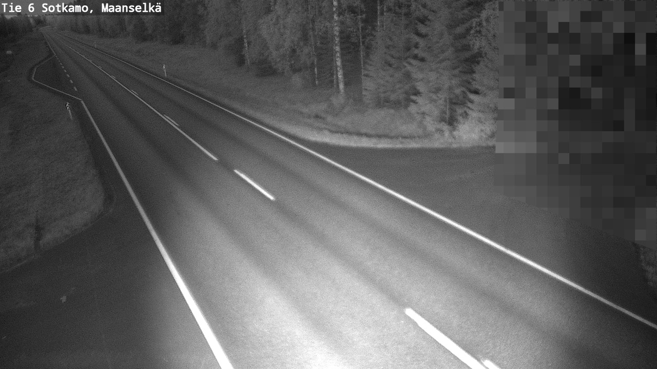Kelikamerat Kuva Tie 6 Sotkamo, Maanselkä, Sotkamo, Kainuu