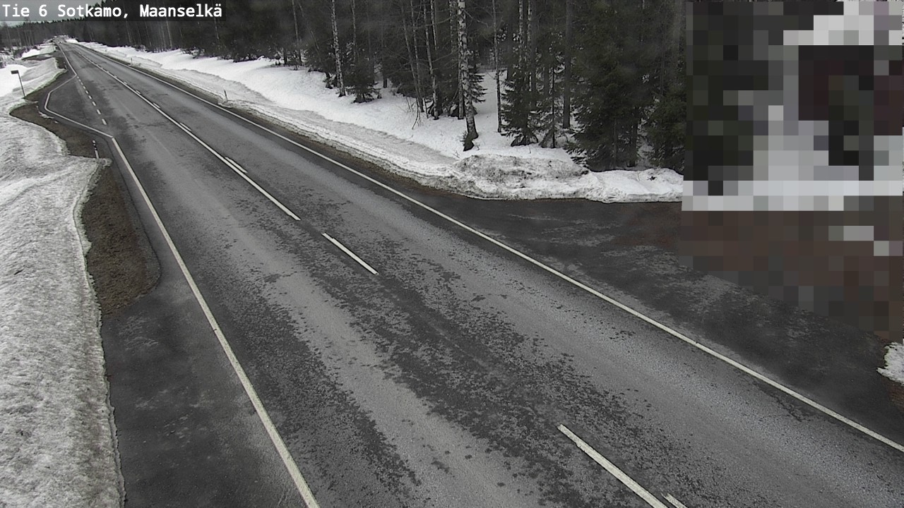 Weather Camera Image Road 6 Sotkamo, Maanselkä, Sotkamo, Kainuu
