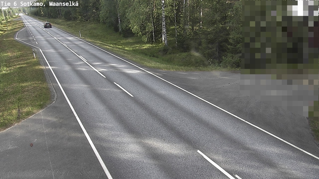 Kelikamerat Kuva Tie 6 Sotkamo, Maanselkä, Sotkamo, Kainuu