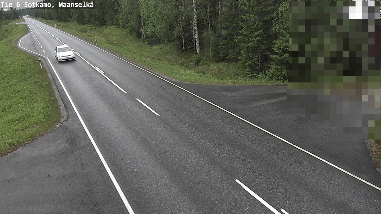 Kelikamerat Kuva Tie 6 Sotkamo, Maanselkä, Sotkamo, Kainuu