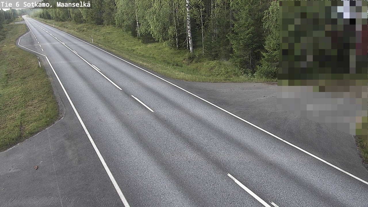 Weather Camera Image Road 6 Sotkamo, Maanselkä, Sotkamo, Kainuu