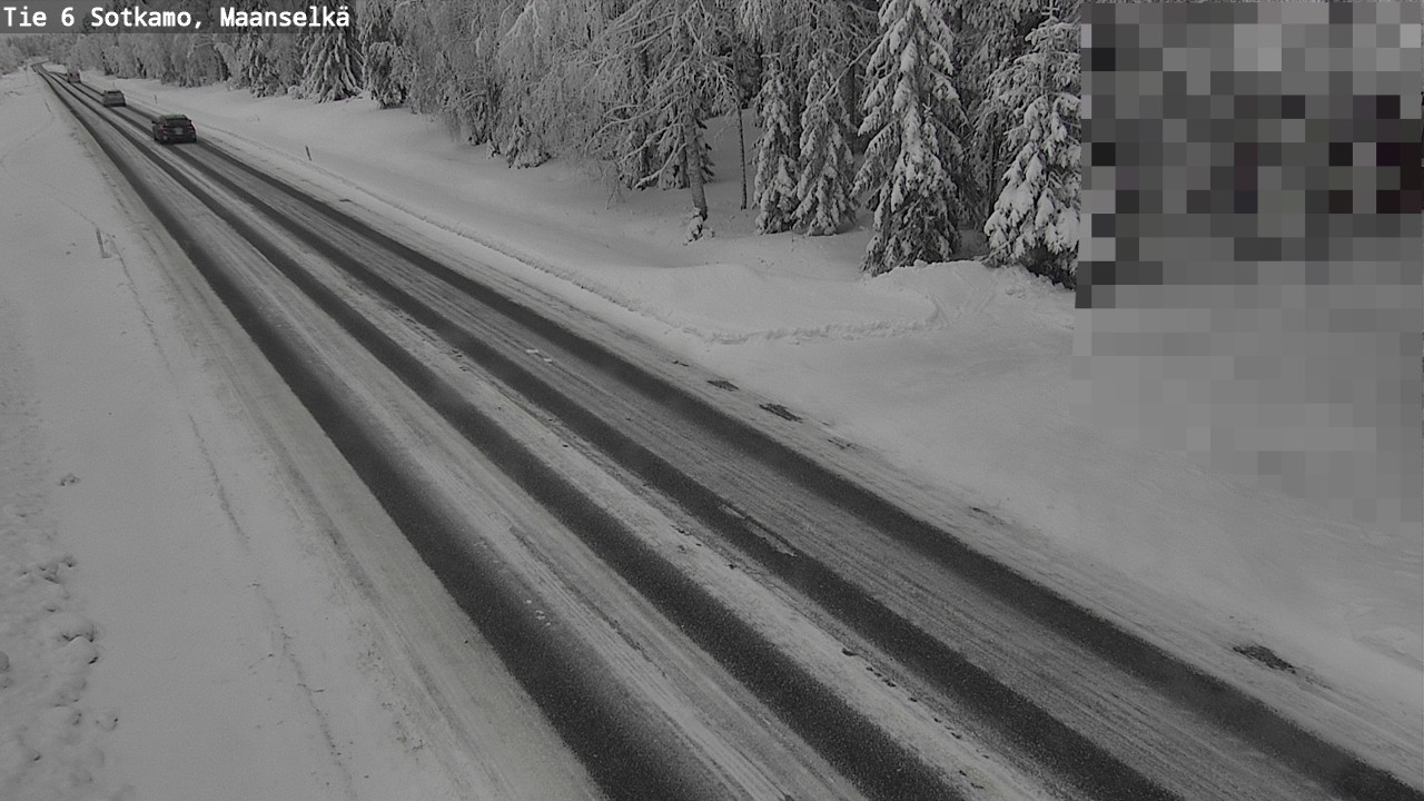 Weather Camera Image Väg 6 Sotkamo, Maanselkä, Sotkamo, Kainuu