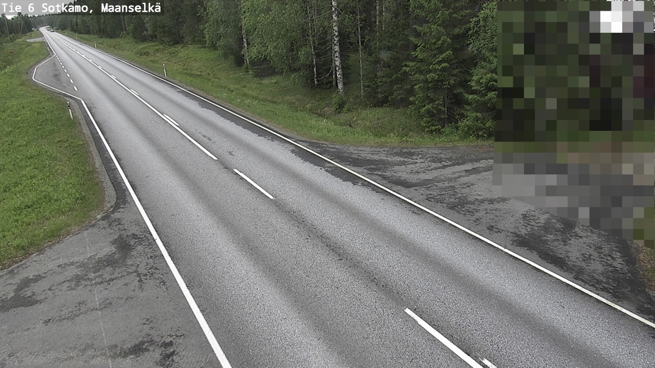 Kelikamerat Kuva Tie 6 Sotkamo, Maanselkä, Sotkamo, Kainuu