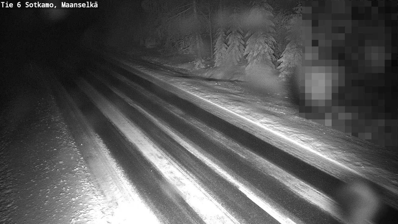 Weather Camera Image Väg 6 Sotkamo, Maanselkä, Sotkamo, Kainuu