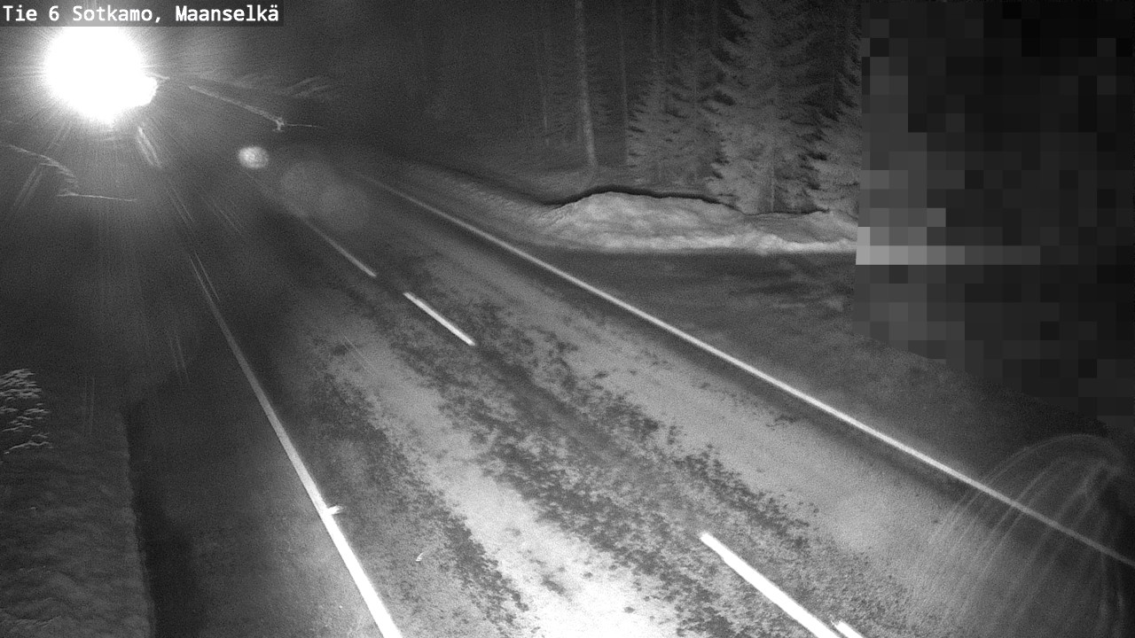 Kelikamerat Kuva Tie 6 Sotkamo, Maanselkä, Sotkamo, Kainuu