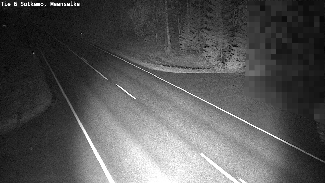 Kelikamerat Kuva Tie 6 Sotkamo, Maanselkä, Sotkamo, Kainuu