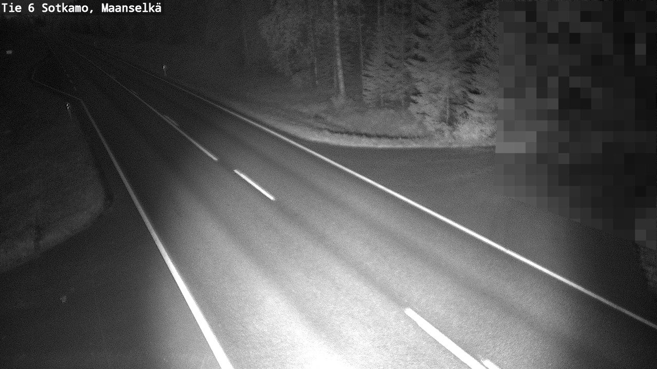 Kelikamerat Kuva Tie 6 Sotkamo, Maanselkä, Sotkamo, Kainuu