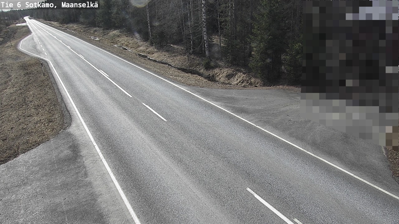Weather Camera Image Road 6 Sotkamo, Maanselkä, Sotkamo, Kainuu