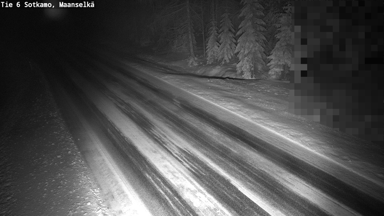 Weather Camera Image Väg 6 Sotkamo, Maanselkä, Sotkamo, Kainuu
