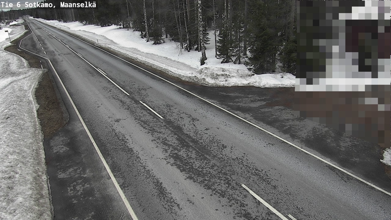 Weather Camera Image Road 6 Sotkamo, Maanselkä, Sotkamo, Kainuu