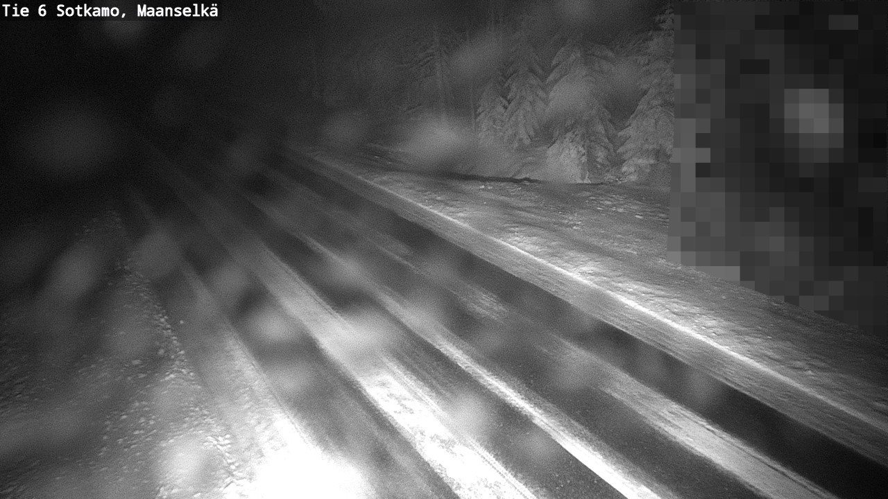 Weather Camera Image Väg 6 Sotkamo, Maanselkä, Sotkamo, Kainuu