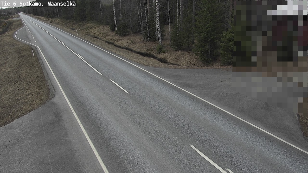 Weather Camera Image Road 6 Sotkamo, Maanselkä, Sotkamo, Kainuu