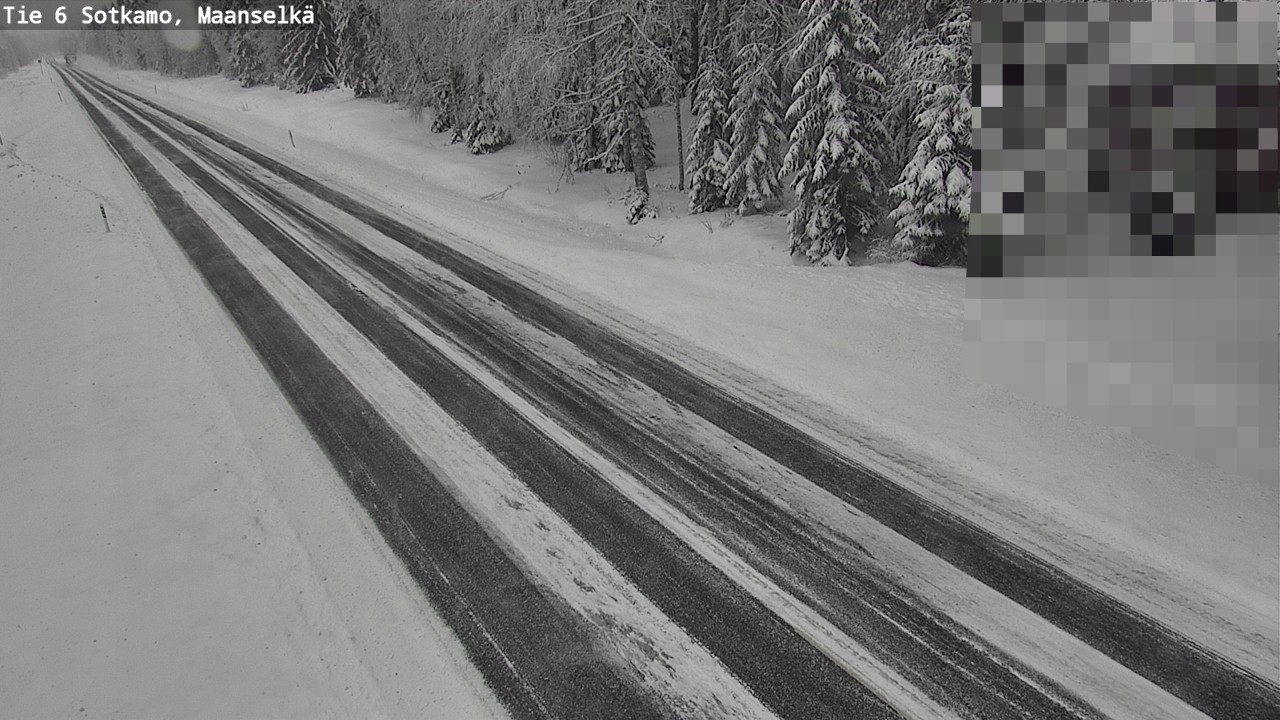 Weather Camera Image Väg 6 Sotkamo, Maanselkä, Sotkamo, Kainuu