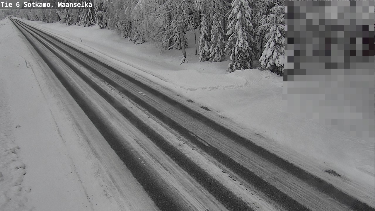 Weather Camera Image Road 6 Sotkamo, Maanselkä, Sotkamo, Kainuu