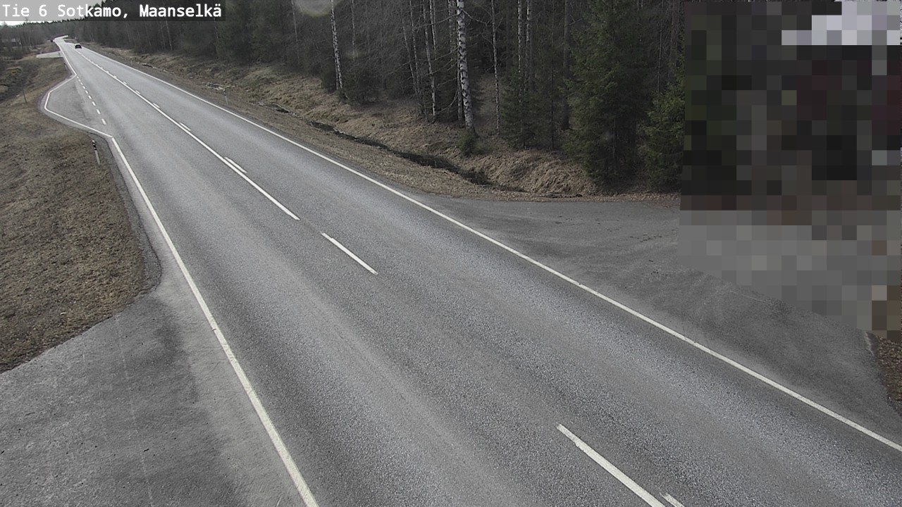 Weather Camera Image Road 6 Sotkamo, Maanselkä, Sotkamo, Kainuu