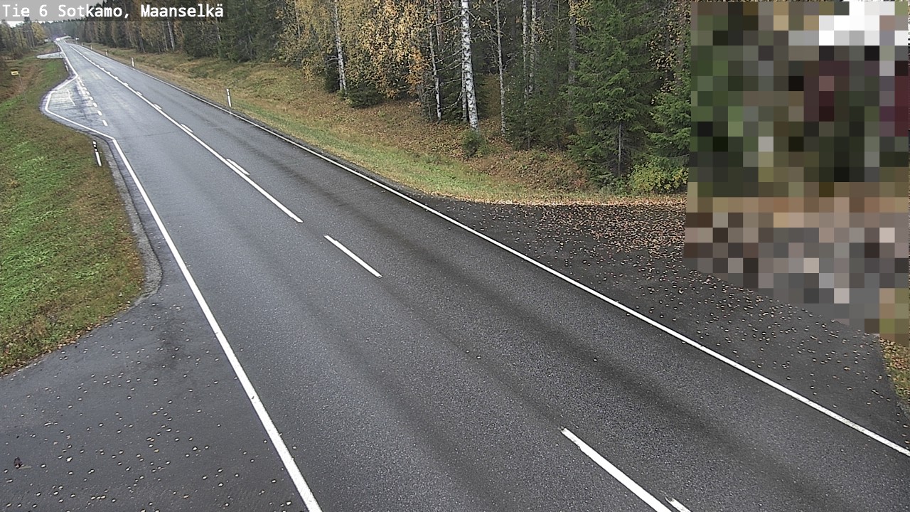 Kelikamerat Kuva Tie 6 Sotkamo, Maanselkä, Sotkamo, Kainuu