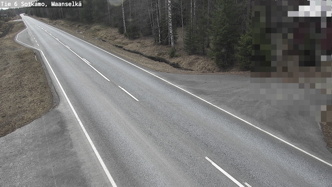 Weather Camera Image Road 6 Sotkamo, Maanselkä, Sotkamo, Kainuu