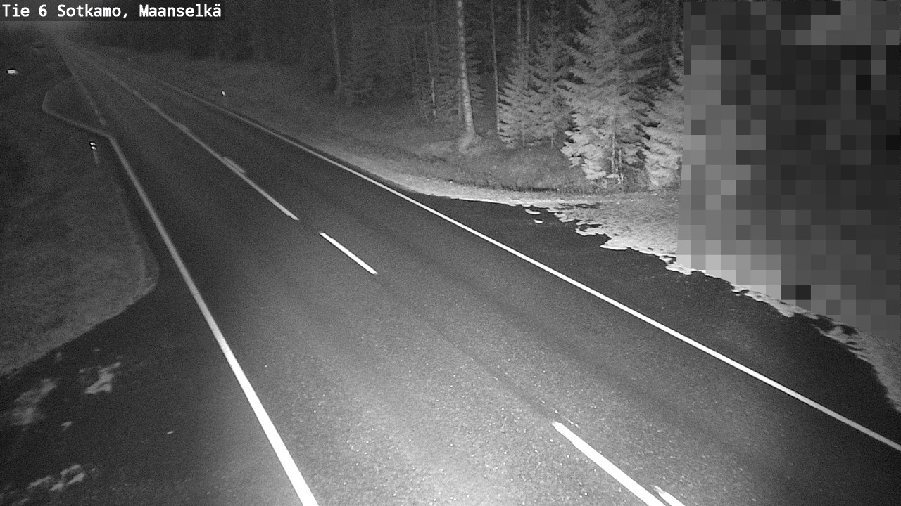 Kelikamerat Kuva Tie 6 Sotkamo, Maanselkä, Sotkamo, Kainuu