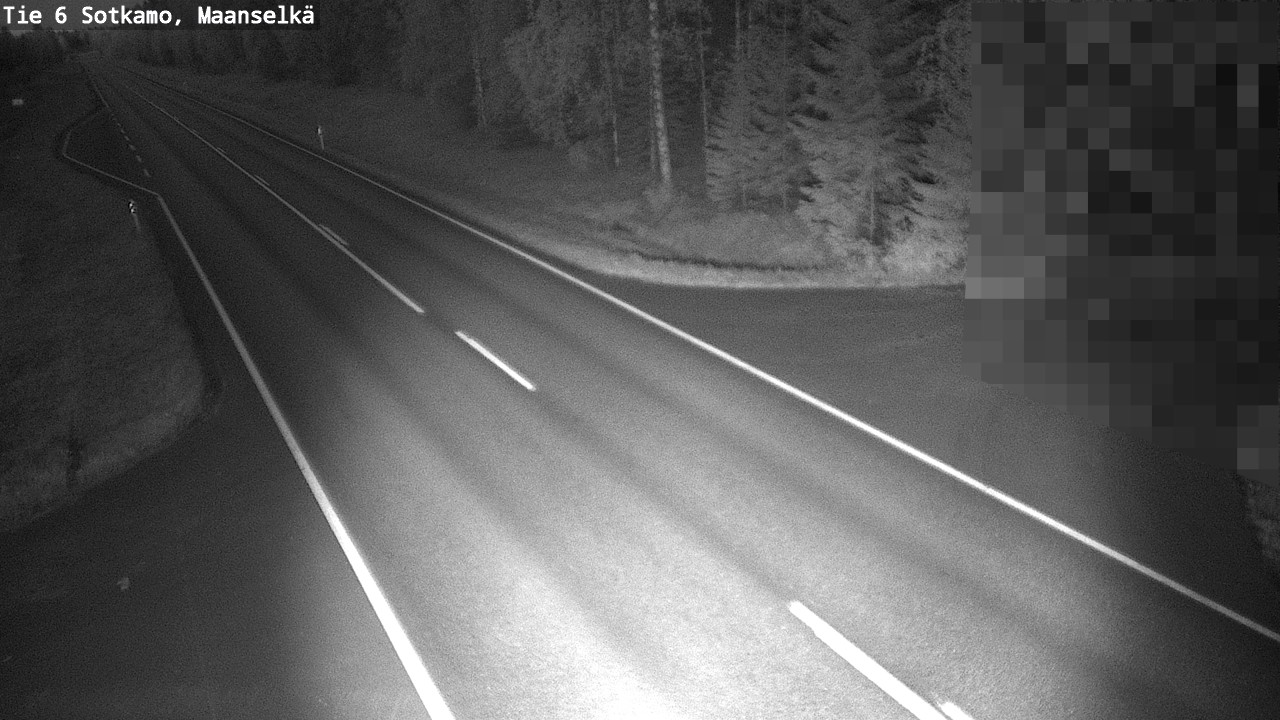 Kelikamerat Kuva Tie 6 Sotkamo, Maanselkä, Sotkamo, Kainuu
