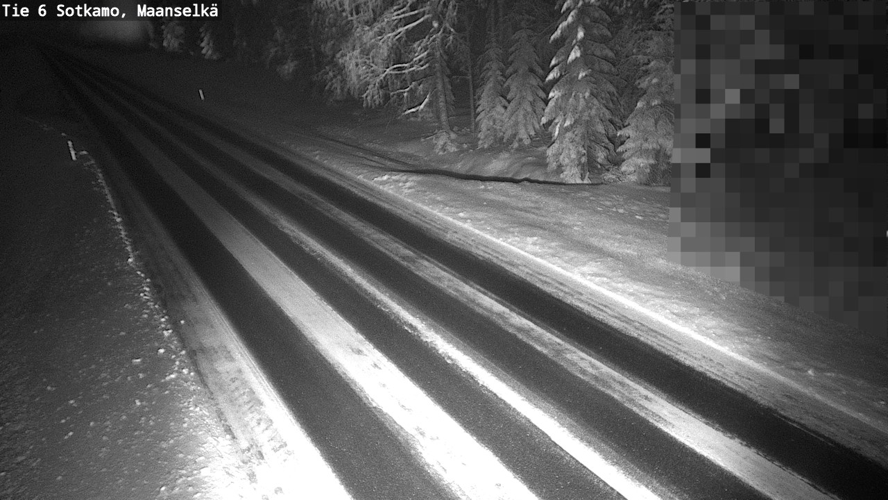 Weather Camera Image Väg 6 Sotkamo, Maanselkä, Sotkamo, Kainuu