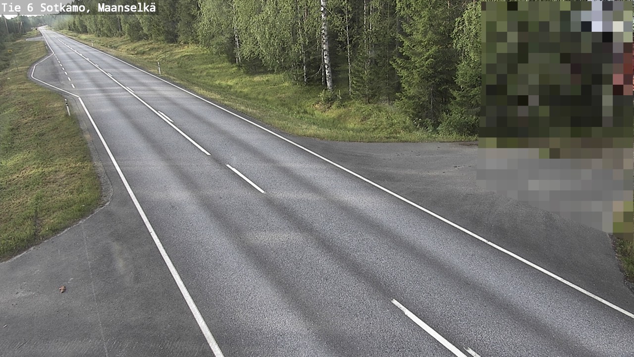 Weather Camera Image Road 6 Sotkamo, Maanselkä, Sotkamo, Kainuu
