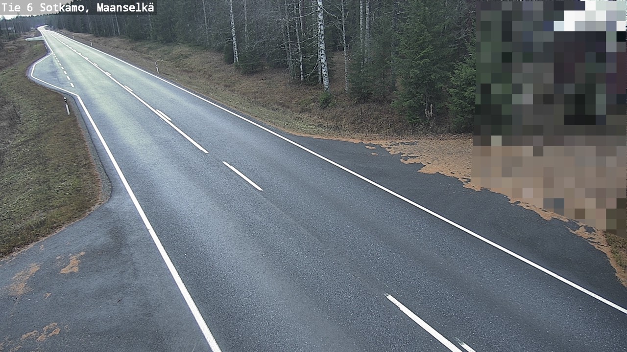 Kelikamerat Kuva Tie 6 Sotkamo, Maanselkä, Sotkamo, Kainuu