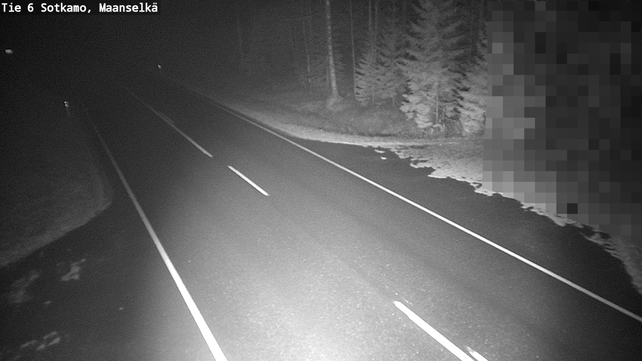 Kelikamerat Kuva Tie 6 Sotkamo, Maanselkä, Sotkamo, Kainuu