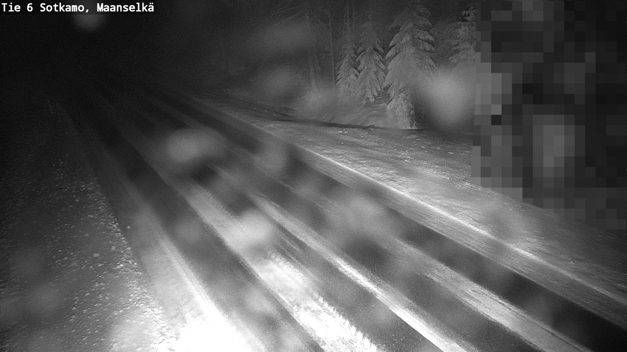 Weather Camera Image Väg 6 Sotkamo, Maanselkä, Sotkamo, Kainuu