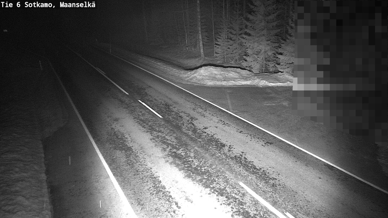 Kelikamerat Kuva Tie 6 Sotkamo, Maanselkä, Sotkamo, Kainuu