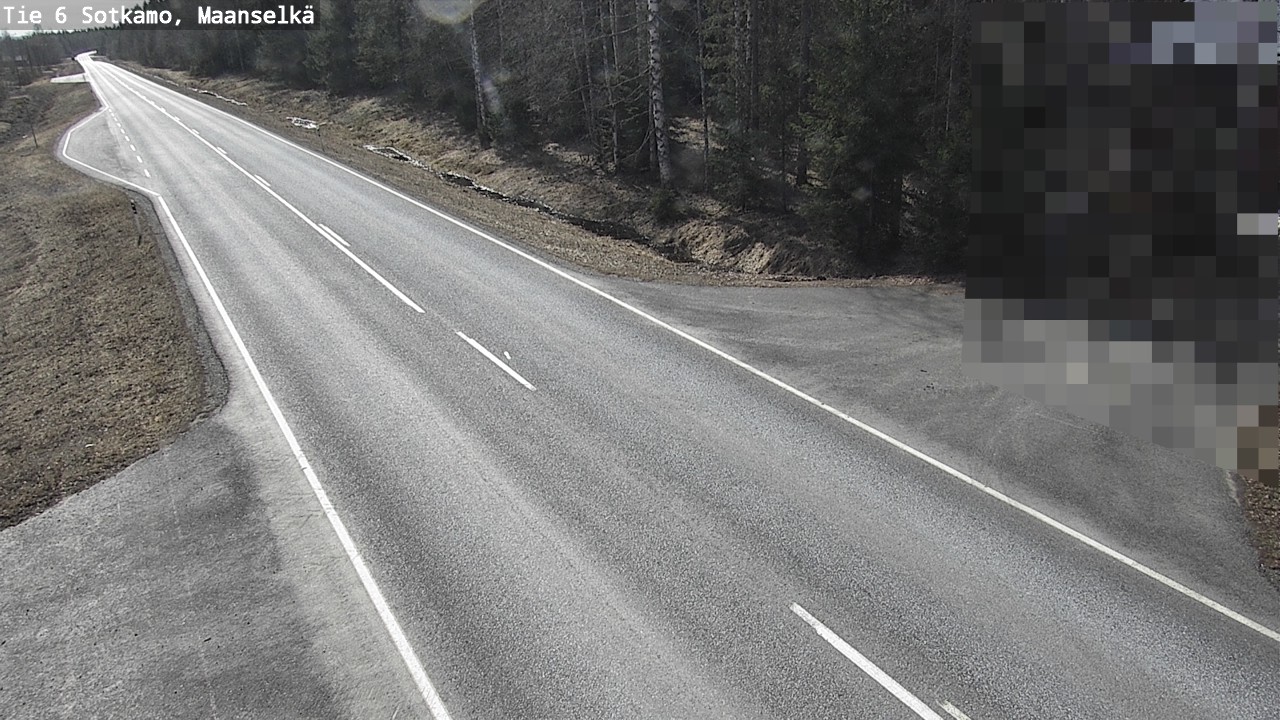 Weather Camera Image Road 6 Sotkamo, Maanselkä, Sotkamo, Kainuu