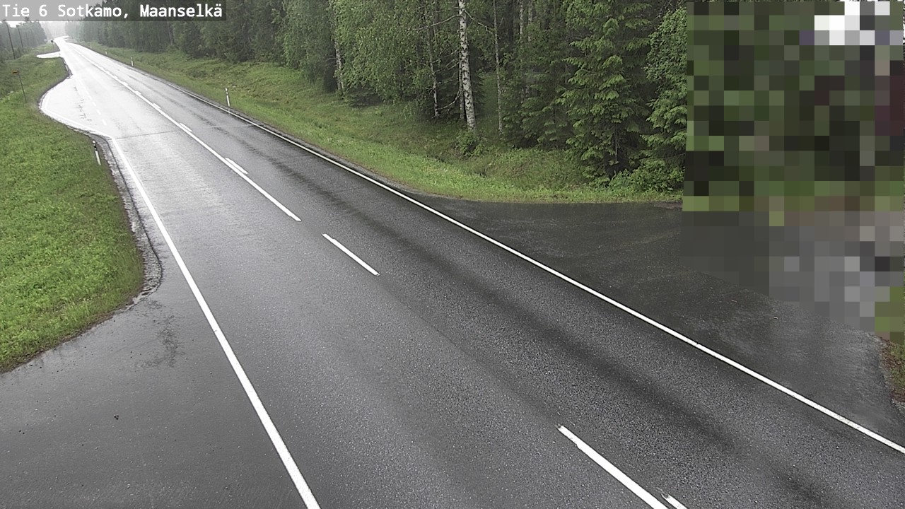 Weather Camera Image Road 6 Sotkamo, Maanselkä, Sotkamo, Kainuu