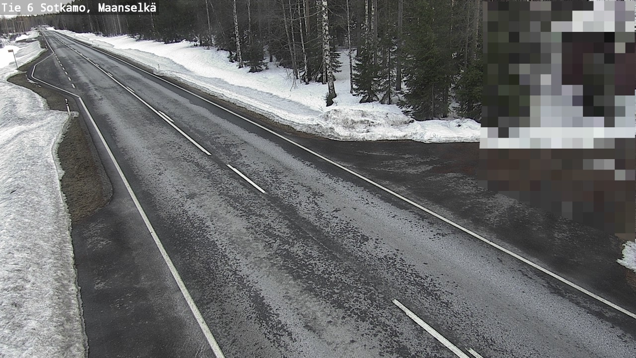 Kelikamerat Kuva Tie 6 Sotkamo, Maanselkä, Sotkamo, Kainuu