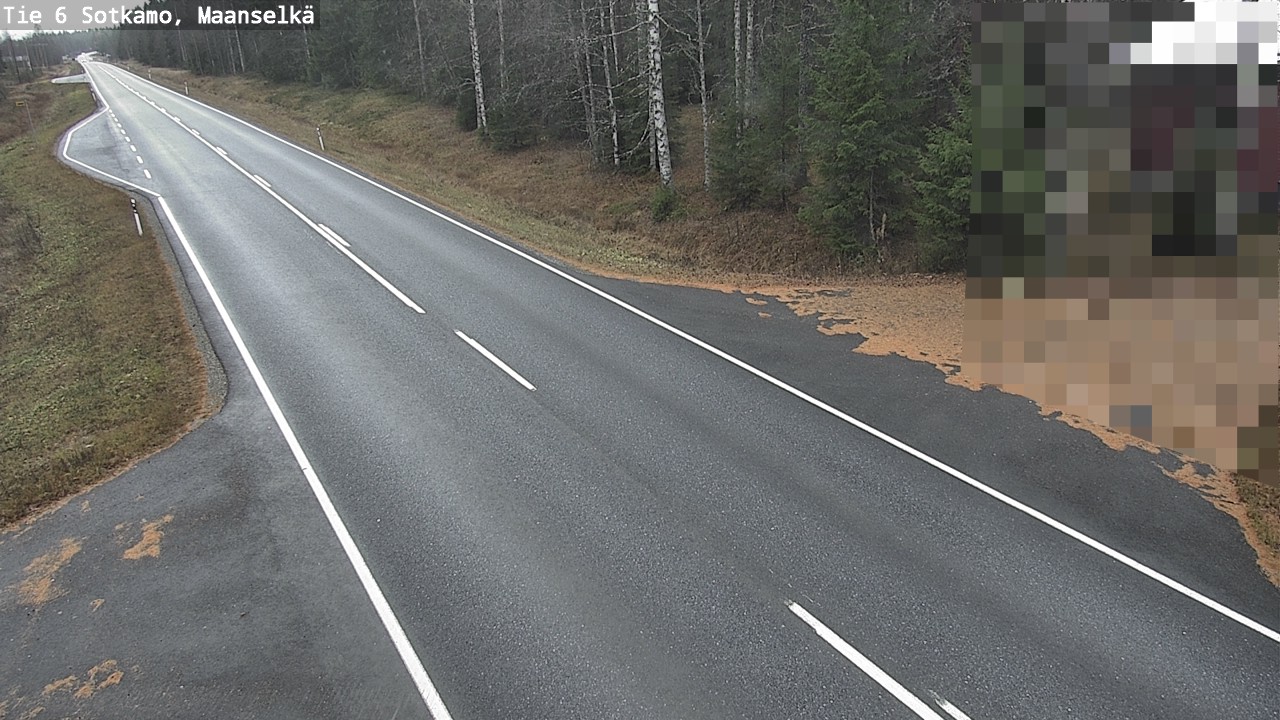 Kelikamerat Kuva Tie 6 Sotkamo, Maanselkä, Sotkamo, Kainuu