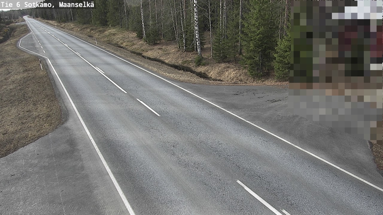 Weather Camera Image Road 6 Sotkamo, Maanselkä, Sotkamo, Kainuu