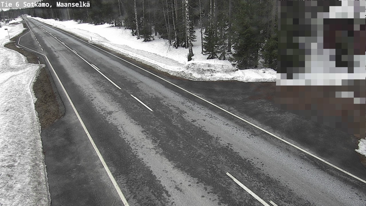 Weather Camera Image Road 6 Sotkamo, Maanselkä, Sotkamo, Kainuu