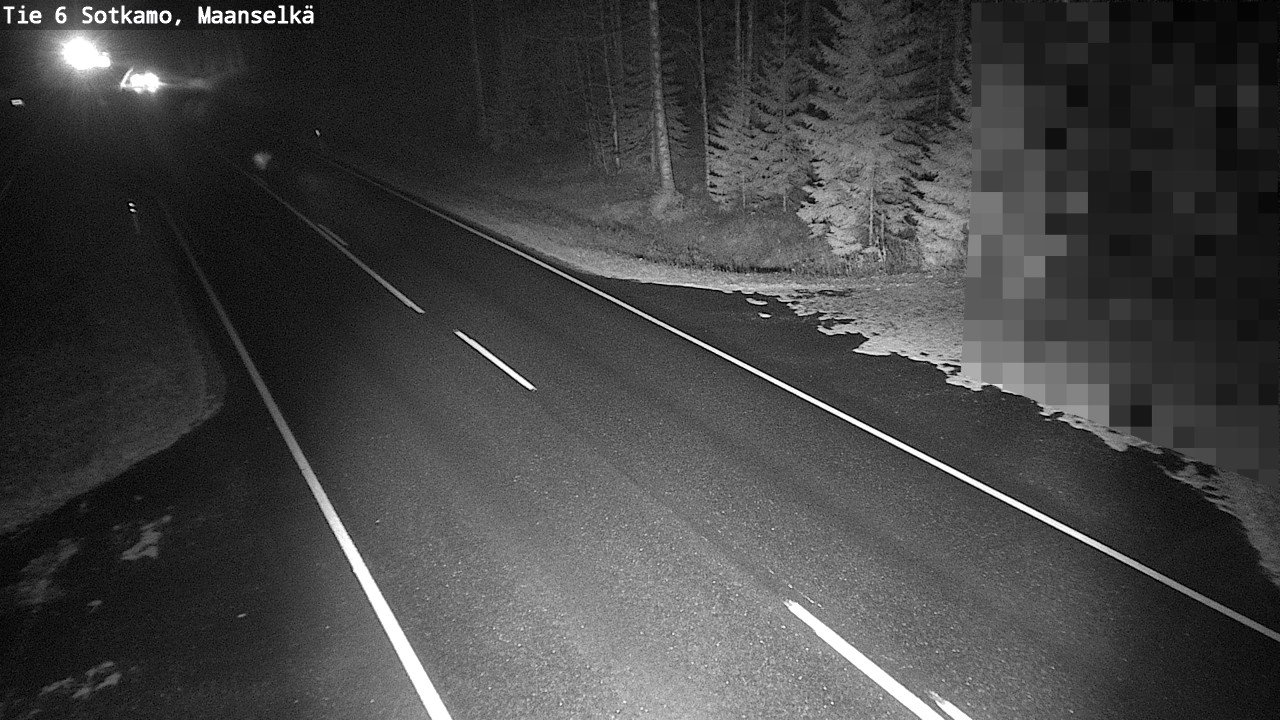 Kelikamerat Kuva Tie 6 Sotkamo, Maanselkä, Sotkamo, Kainuu