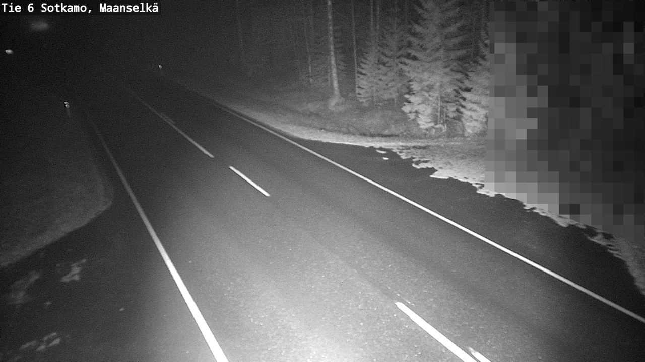 Kelikamerat Kuva Tie 6 Sotkamo, Maanselkä, Sotkamo, Kainuu