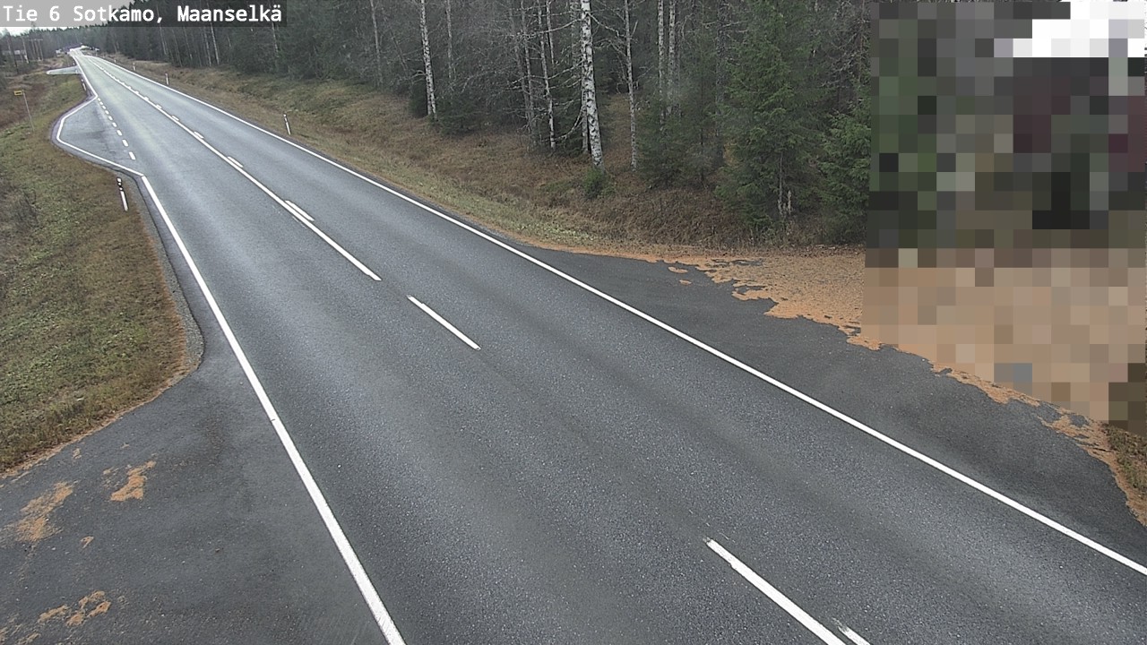 Kelikamerat Kuva Tie 6 Sotkamo, Maanselkä, Sotkamo, Kainuu