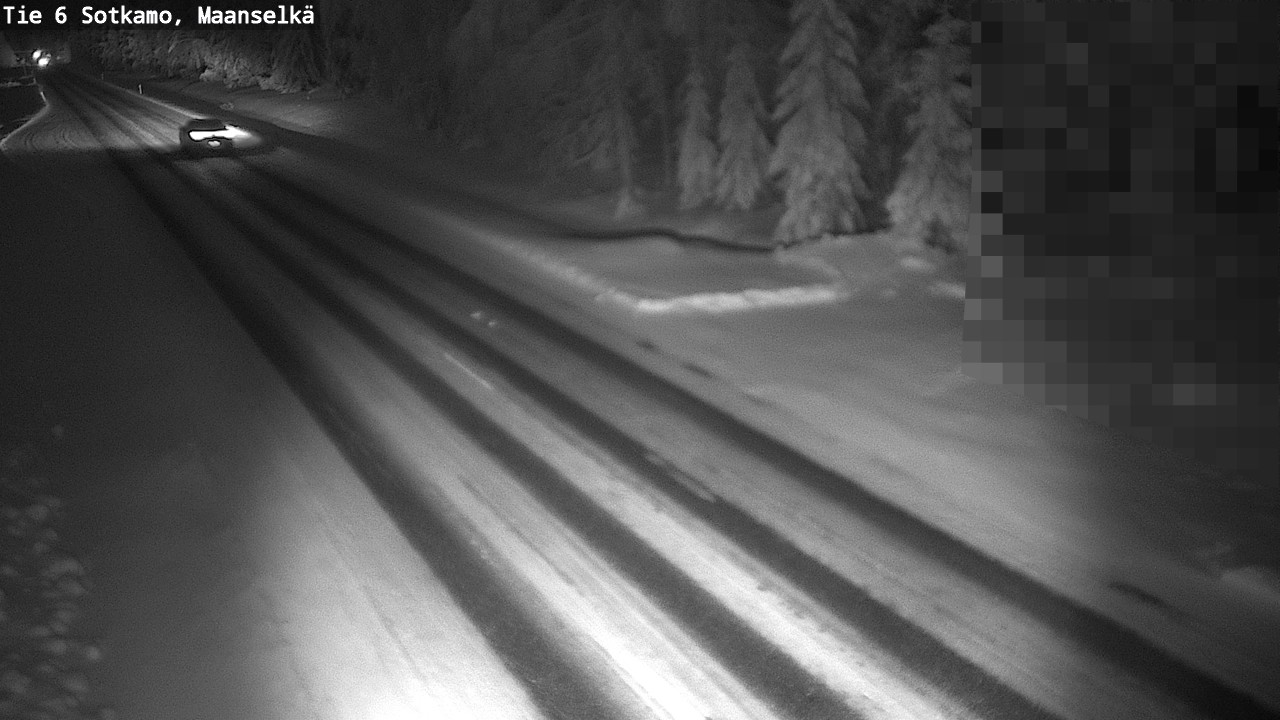 Kelikamerat Kuva Tie 6 Sotkamo, Maanselkä, Sotkamo, Kainuu