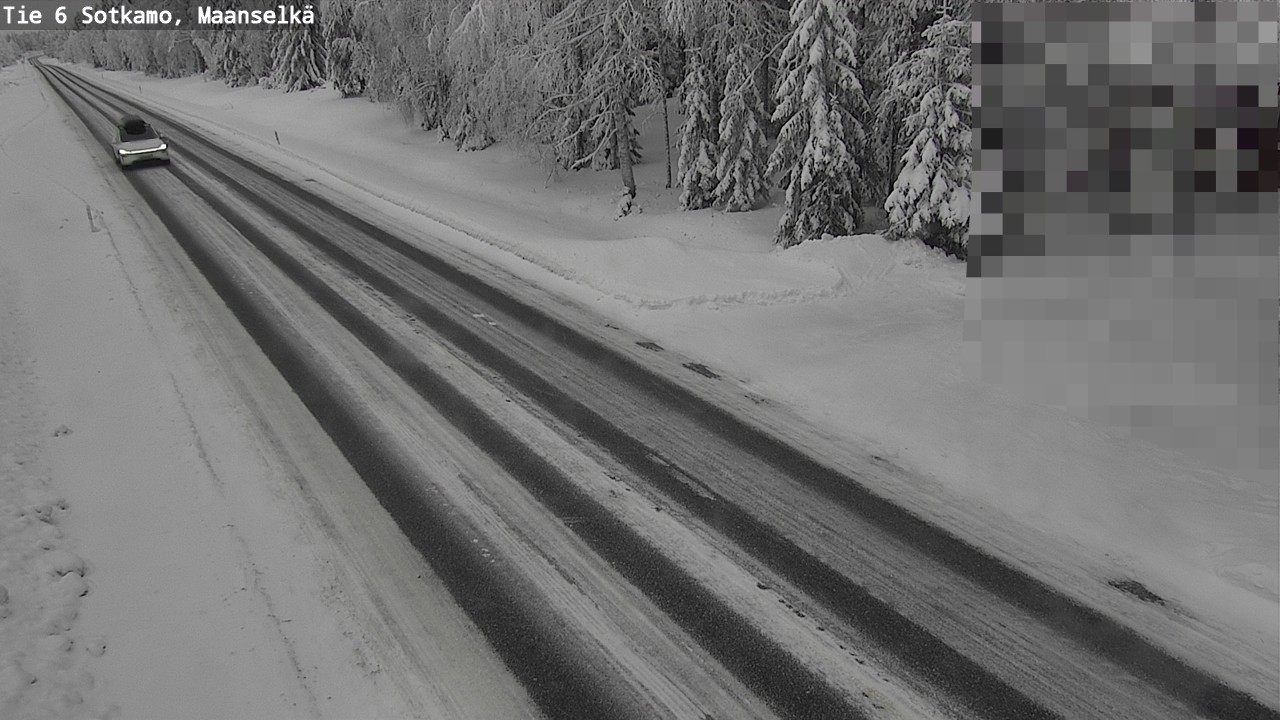 Weather Camera Image Väg 6 Sotkamo, Maanselkä, Sotkamo, Kainuu