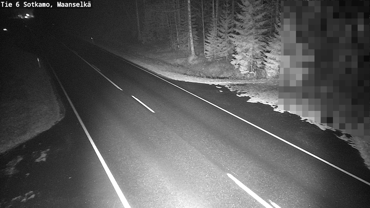 Kelikamerat Kuva Tie 6 Sotkamo, Maanselkä, Sotkamo, Kainuu