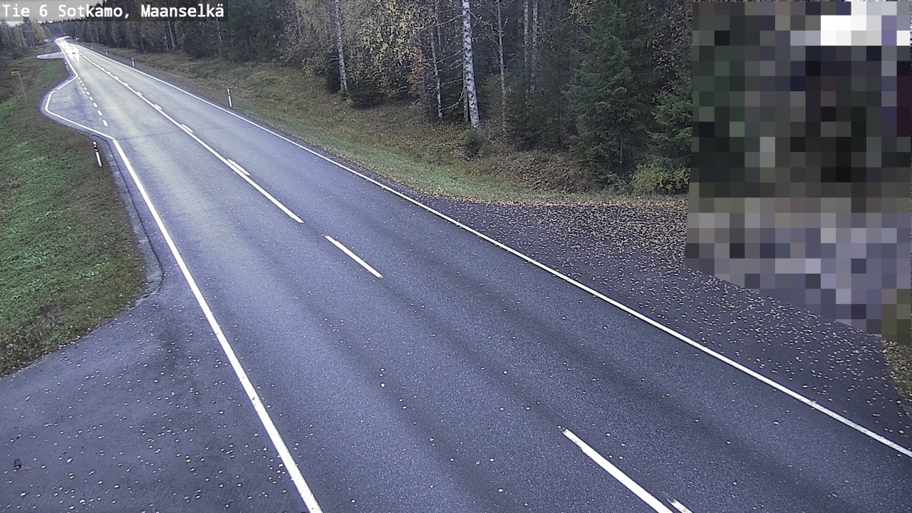 Weather Camera Image Road 6 Sotkamo, Maanselkä, Sotkamo, Kainuu