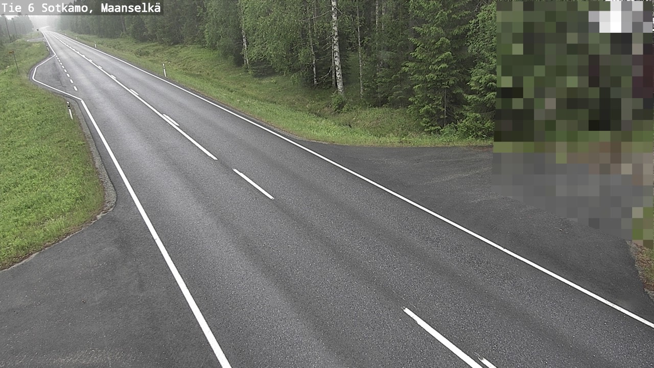 Kelikamerat Kuva Tie 6 Sotkamo, Maanselkä, Sotkamo, Kainuu